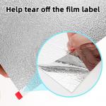 WAPANE Peel and Stick Tile Shower Waterproof Marble Tiles Wall Panels, 11.8"x11.8" Self-Adhesive Backsplash Tile, 10 Pack