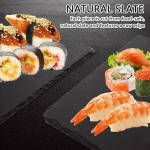 4 PCS 11x11 Inch Slate Cheese Board Set