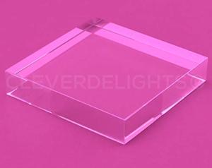 CleverDelights 3" Square Glass Tile