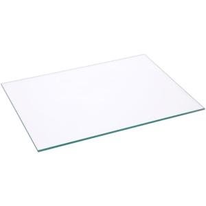 Plymor 6" x 8" Rectangle, 3mm Thick Non-Beveled Clear Glass