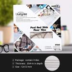 Livelynine Peel and Stick Floor Tile Marble 12X12 4pcs Beige Black Tan Self Adhesive Floor Tiles Waterproof Vinyl Flooring Sheet for Kitchen Bathroom Laminate Flooring Renter Friendly Sticky Stickers