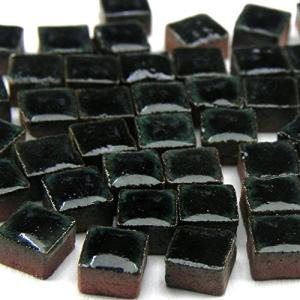 Glazed Ceramic Tiles for DIY Mosaic Artwork Arts, 0.19 Inch 5 mm, 1000 Pcs Dark Green, RG07