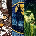 Glazed Ceramic Tiles for DIY Mosaic Artwork Arts, 0.19 Inch 5 mm, 1000 Pcs Dark Green, RG07