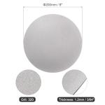uxcell Diamond Sanding Grinding Disc, 8-Inch (200mm) Grit 320 No Center Hole, Flat Lap Disk Polishing Discs Abrasive Wheel for Gemstone Tile Porcelain Glass Stone Metal