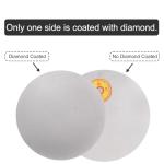 uxcell Diamond Sanding Grinding Disc, 8-Inch (200mm) Grit 320 No Center Hole, Flat Lap Disk Polishing Discs Abrasive Wheel for Gemstone Tile Porcelain Glass Stone Metal