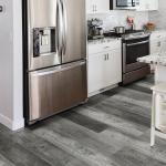 MSI McKenna 7 in. x 48 in. Luxury Vinyl Flooring, Rigid Core Planks, LVT Tile, Click Lock Floating Floor, Waterproof LVT, Wood Grain Finish, Digby Gray-Dark, 23.77 Square Feet