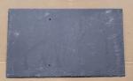 Natural Stone Slate Tile, Dark Gray, 20" x 12" with Pre-Drilled Mounting Holes for Roofing Pack of 2