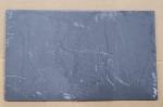 Natural Stone Slate Tile, Dark Gray, 20" x 12" with Pre-Drilled Mounting Holes for Roofing Pack of 2