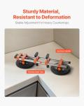 VEVOR Seamless Seam Setter 2 Packs with 6 in Vacuum Suction Cups for Seam Joining & Leveling, 530LB Professional Countertop Installation Tool for or Granite, Stone, Marble,Tile Gap Regulator Orange