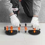VEVOR Seamless Seam Setter 2 Packs with 6 in Vacuum Suction Cups for Seam Joining & Leveling, 530LB Professional Countertop Installation Tool for or Granite, Stone, Marble,Tile Gap Regulator Orange