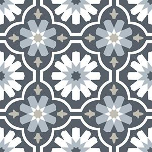 FloorPops FP2944 Sevilla Peel & Stick Floor Tiles, Multicolor