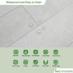 INNO STICKERS 30-Sheet Marble Subway Tile Peel and Stick Tile, 4 in. x 12 in. Stone Composite Waterproof Backsplash Tiles for Kitchen, Bathroom, Fireplace (Cement Gray)