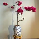 Yuvori 1.1 lbs Blue and White Irregular Porcelain Mosaic Tiles, DIY Handmade, Bathroom, Living Room, Kitchen Backsplash, Outdoor (Mix Color, Medium)