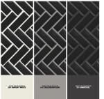 Tenedos Black Porcelain Herringbone Matte Finish Mosaic 1x3 inch Wall Tile Backsplash for Bathroom Shower, Kitchen, Fireplace, on 12x12 Mesh for Easy Installation (Box of 10 Sheets)