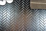 Tenedos Black Porcelain Herringbone Matte Finish Mosaic 1x3 inch Wall Tile Backsplash for Bathroom Shower, Kitchen, Fireplace, on 12x12 Mesh for Easy Installation (Box of 10 Sheets)