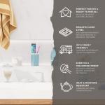 Avant Decor 8 Tiles | Vinyl Subway Tile | Peel and Stick Kitchen Backsplash Stick On Wall Easy DIY Installation 11.61" x 10"