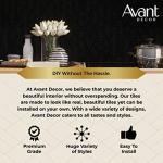 Avant Decor 8 Tiles | Vinyl Subway Tile | Peel and Stick Kitchen Backsplash Stick On Wall Easy DIY Installation 11.61" x 10"