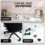 EVA Foam Floor Tiles 12-Pack - 48SQFT Puzzle Mat - Interlocking Foam Tiles for Baby Play Mat or Gym Flooring for Exercise by Stalwart (Faux Marble)