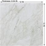 WESTICK 20 Pcs Bathroom Marble Floor Tiles Peel and Stick Waterproof 12" x 12" Self Adhesive Vinyl Flooring Peel and Stick Floor Tile Removable Vinyl Stick on Tile for Bedroom Kitchen Living Room