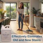 AuraClean Porcelain & Ceramic Tile Floor Cleaner - Mop Soap Concentrate for mopping - Streak-Free Clean, Ph Neutral and non-Toxic - Safe for Marble, Travertine, Limestone - 128 fl oz (1 gallon)