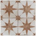 Merola Tile Kings Star Oxide 17-5/8" x 17-5/8" Ceramic Floor and Wall Tile