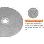 HARFINGTON Diamond Grinding Disc 6" Grit 120 Diamond Coated Flat Lap Disk Sanding Polishing Disc Abrasive Wheel for Gemstone Tile Porcelain Glass Stone Metal