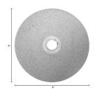 HARFINGTON Diamond Grinding Disc 6" Grit 120 Diamond Coated Flat Lap Disk Sanding Polishing Disc Abrasive Wheel for Gemstone Tile Porcelain Glass Stone Metal