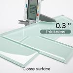 Lovdeco Light Green Glass Subway Tile, Glass for Bathroom Kitchen Shower Backsplash Wall, 3 x 6 Inches, 4 Sq.Ft.