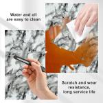 Wall Panels Peel and Stick，PVC Imitation Artificial Marble Tiles Sticker，10 pcs 23.6" L x 11.8" W，Heat-Resistant Backsplash Tile，Ideal for Kitchen Bathrooms Living Rooms Bedrooms.