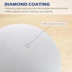 SCOTTCHEN Diamond Grinding Disc, 8” (200mm),No Center Hole,Flat Lap Disk Polishing Discs -240 Grit,Sanding Grinding Disc for Gemstone, Tile, Porcelain, Glass & Metal Polishing