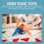 Learn & Grow Magnetic Marble Run Expansion Pack - 85PCs Ultimate Marble Race Track, Magnet Tiles Accessories, Magnetic Ball Track, STEM Building Toys - Construction Toys for Toddlers & Kids Age 3+