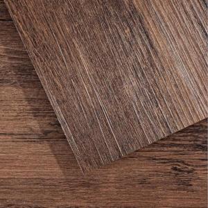 VallisCo Peel and Stick Vinyl Flooring 36 Pack 54 Sq.Ft, Waterproof Vinyl Flooring Peel and Stick for Office, Living Room, Bathroom, Kitchen - Unique Design, Easy to Install Floor, Brown