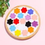 200g Ceramic Mosaic Tiles Pieces, Heart Star Oval Round Flower Shape Mosaics for Crafts Bulk,Student Adults Mosaic Kits Making (Flower Mix)