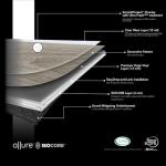 Allure 12" x 24" x 6.55mm, 12 mil Luxury Vinyl Tile Flooring, Ultima Parfait Terrazzo Look, Embossed, Waterproof, 12 Tiles/Box, 23.56 sqft/Box