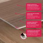 Luxury Vinyl Flooring Tiles by Lucida USA | Peel and Stick Floor Tile for DIY Installation | 36 Wood-Look Planks | Barn | BaseCore | 54 Sq. Feet