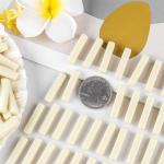 Youway Style Stick Mosaic Tiles for Crafts Bulk,150g Beige Strips Shapes Mosaic Glass Pieces for Crafts DIY Spring Mosaic Art Decor,Mosaic Kit Supplies