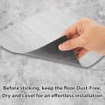 LOPYXBR 36PCS 12x12 Inch Vinyl Floor Tiles Grey Wood Peel and Stick Floor Tile Waterproof Self Adhesive Floor Tile Peel and Stick Bathroom Floor Cover 35 Sq.Ft Tiles Sticky Floor Tiles for Bedroom