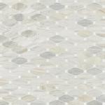 MSI Angora Elongated Octagon 11.81 in. x 13.4 in. x 10 mm Polished Marble Mosaic Tile for Bathroom, Kitchen Backsplash, Accent Wall Tile, and Shower Wall Tile
