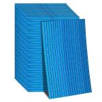 MECCANIXITY 7200 PCS Glass Mirrors Disco Ball Tiles Self-Adhesive Blue Mirror Mosaic Tiles 5 x 5mm for Disco Ball, DIY Craft, KTV Decoration 12 Sheet