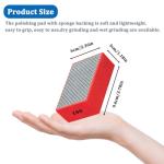 4Pack Diamond Hand Polishing Pads for Sanding Ceramics Glass Tile Concrete Stone Marble Granite, 60#, 100#,200#,400#Grits