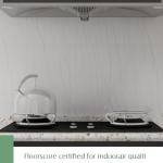 Mable Peel and Stick Vinyl Floor Tiles,20 Tiles - 12" x 12", White Marble Pattern - Self Adhesive Vinfl Flooring DIY for for Kichen, Bathroom, Bedroom, Dining Room, Kitchen(White Marble 20 Sq.Ft)