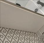 Tenedos Penny Round Mix Matte White with Gray or Black Selection Porcelain Mosaic Tile for Floor and Wall Bathroom and Kitchen Backsplash (Box of 20 Sheets) (Grey and White)
