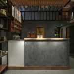 3yecao 16"×197" Extra Thick Dark Blue Grey Concrete Wallpaper Peel and Stick Waterproof Gray Concrete Contact Paper Vinyl Wrap 3d Faux Adhesive Cement Tile Sticker for Kitchen Island Bedroom Gym Walls