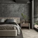 3yecao 16"×197" Extra Thick Dark Blue Grey Concrete Wallpaper Peel and Stick Waterproof Gray Concrete Contact Paper Vinyl Wrap 3d Faux Adhesive Cement Tile Sticker for Kitchen Island Bedroom Gym Walls