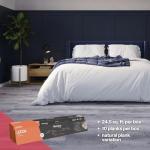 Lucida Surfaces Luxury Vinyl Flooring Tiles | Interlocking Flooring for DIY Installation | 10 Wood-Look Planks | MaxCore Ultra | 24.5 Sq. Feet (10 Planks, Andesite, 10)