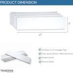 Tenedos USCT White 3x12 Matte Ceramic Subway Tile for Kitchen Backsplash Bathroom Wall Shower Accent – 12.5 Sqft Box (50 Pieces)