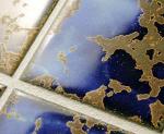 Tenedos Premium Quality Square Blue Calacatta Porcelain Mosaic Glossy Tile for Bathroom Floors, Walls and Kitchen Backsplashes, Pool Tile (2x2) (20 Sheets/case)