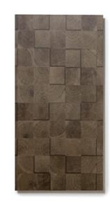 Lucida Surfaces Luxury Vinyl Floor Tiles | Glue Down Adhesive Flooring | Textured Look Plank | FabCore End Grain Blocks | Single Sample Tile