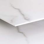 LUCiDA SURFACES Luxury Vinyl Flooring Tiles-Interlocking Flooring for DIY Installation-Sample Stone-Look Plank-Calacatta-TerraCore-6 inch x 12 inch, Single Sample Tile