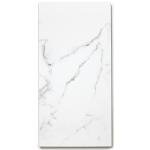 LUCiDA SURFACES Luxury Vinyl Flooring Tiles-Interlocking Flooring for DIY Installation-Sample Stone-Look Plank-Calacatta-TerraCore-6 inch x 12 inch, Single Sample Tile